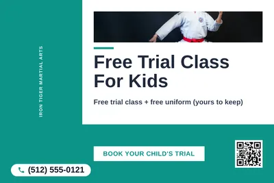 Bold Color Block · L-Shape Block: Free Trial Class For Kids