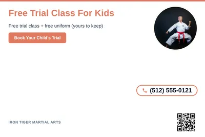 Clean Photo · Circle Photo Accent: Free Trial Class For Kids