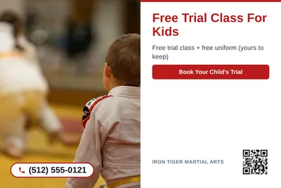 Clean Photo · Photo Left, Text Right: Free Trial Class For Kids