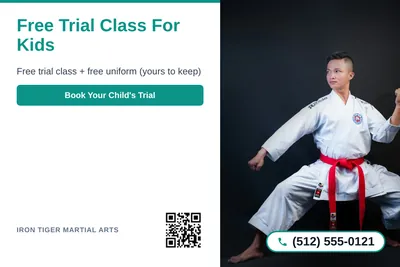Clean Photo · Text Left, Photo Right: Free Trial Class For Kids