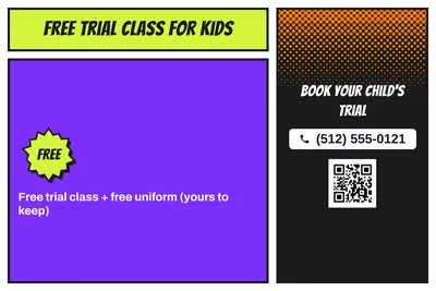 Comic pop · Offer Menu: Free Trial Class For Kids