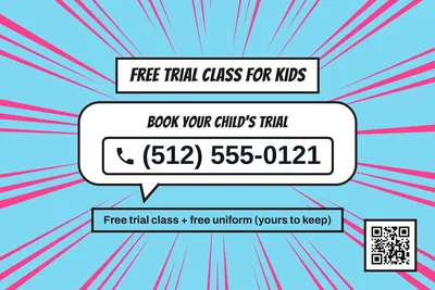 Comic pop · Phone Billboard: Free Trial Class For Kids