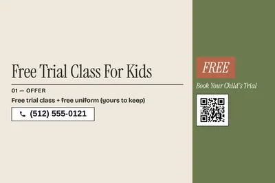 Contemporary · Checklist: Free Trial Class For Kids