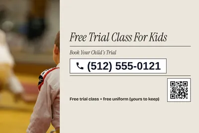 Contemporary · Phone Billboard: Free Trial Class For Kids