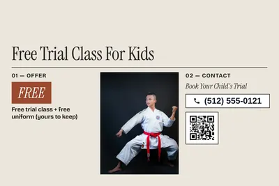 Contemporary · Photo Frame: Free Trial Class For Kids