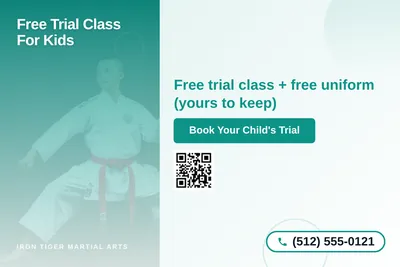 Modern Gradient · Side Stripe: Free Trial Class For Kids