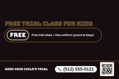 Neon night · Offer Menu: Free Trial Class For Kids