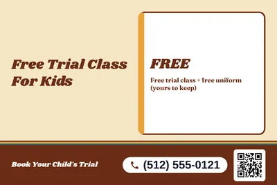 Retro 70s · Checklist: Free Trial Class For Kids
