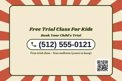 Retro 70s · Phone Billboard: Free Trial Class For Kids