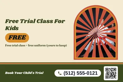 Retro 70s · Photo Frame: Free Trial Class For Kids