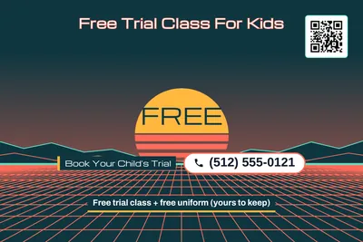 Synthwave · Big Offer: Free Trial Class For Kids