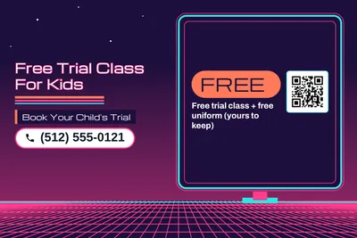 Synthwave · Checklist: Free Trial Class For Kids