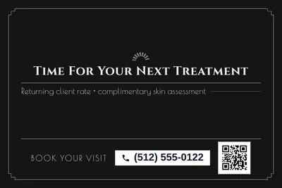 Art deco · Offer Menu: Time For Your Next Treatment