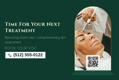 Art deco · Photo Frame: Time For Your Next Treatment