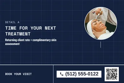 Blueprint · Photo Frame: Time For Your Next Treatment