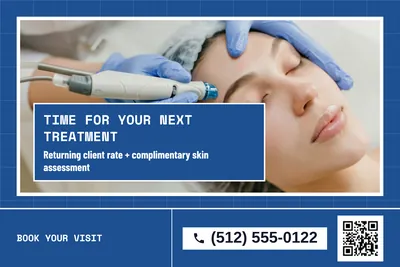 Blueprint · Photo Hero: Time For Your Next Treatment