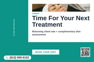 Bold Color Block · L-Shape Block: Time For Your Next Treatment
