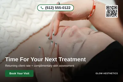 Clean Photo · Full Photo Overlay: Time For Your Next Treatment