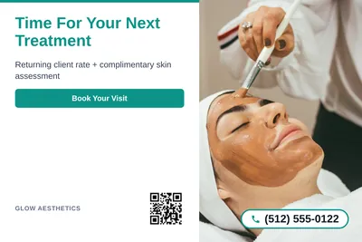 Clean Photo · Text Left, Photo Right: Time For Your Next Treatment