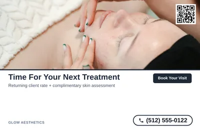Clean Photo · Photo Top, Text Bottom: Time For Your Next Treatment