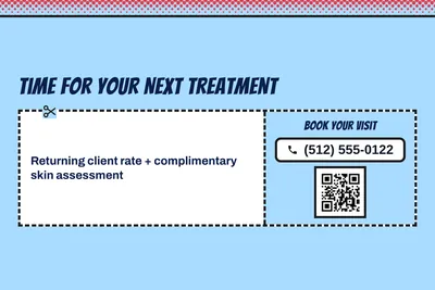 Comic pop · Coupon: Time For Your Next Treatment