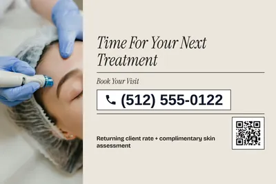 Contemporary · Phone Billboard: Time For Your Next Treatment