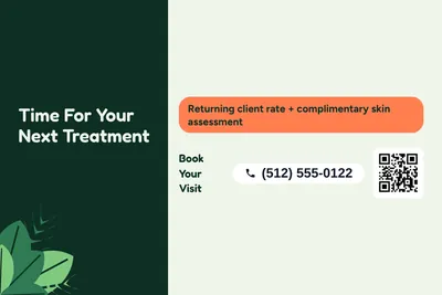 Jungle · Offer Menu: Time For Your Next Treatment