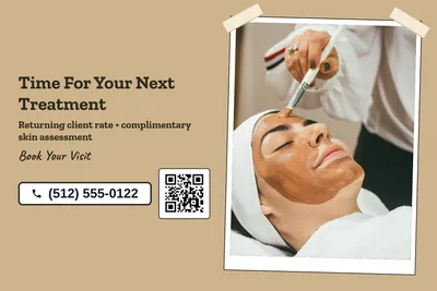 Kraft and stamp · Split: Time For Your Next Treatment