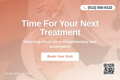 Modern Gradient · Centered Stack: Time For Your Next Treatment