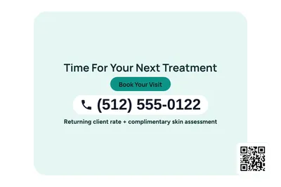 Modern · Phone Billboard: Time For Your Next Treatment