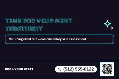 Neon night · Checklist: Time For Your Next Treatment