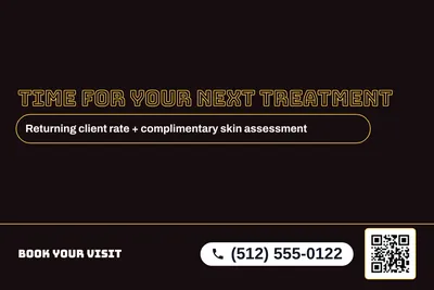 Neon night · Offer Menu: Time For Your Next Treatment