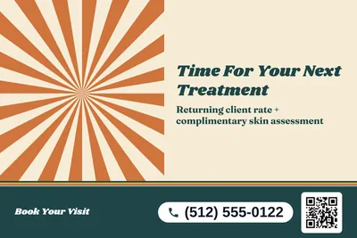 Retro 70s · Big Offer: Time For Your Next Treatment
