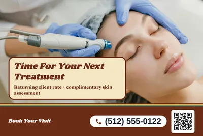 Retro 70s · Photo Hero: Time For Your Next Treatment