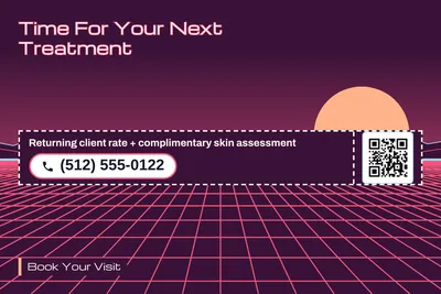 Synthwave · Coupon: Time For Your Next Treatment