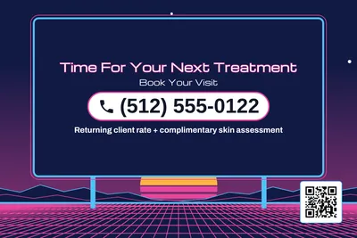 Synthwave · Phone Billboard: Time For Your Next Treatment