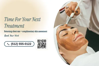 Soft watercolour · Split: Time For Your Next Treatment