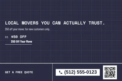 Blueprint · Offer Menu: Local Movers You Can Actually Trust.