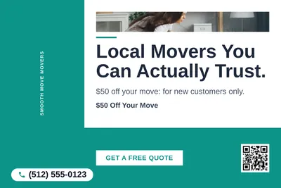 Bold Color Block · L-Shape Block: Local Movers You Can Actually Trust.