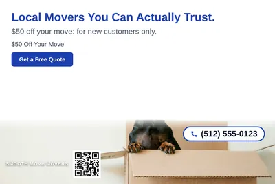 Clean Photo · Photo Bottom Strip: Local Movers You Can Actually Trust.
