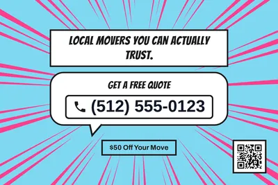 Comic pop · Phone Billboard: Local Movers You Can Actually Trust.