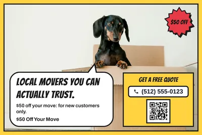 Comic pop · Photo Hero: Local Movers You Can Actually Trust.