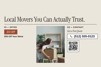 Contemporary · Photo Frame: Local Movers You Can Actually Trust.