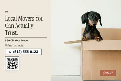 Contemporary · Photo Hero: Local Movers You Can Actually Trust.