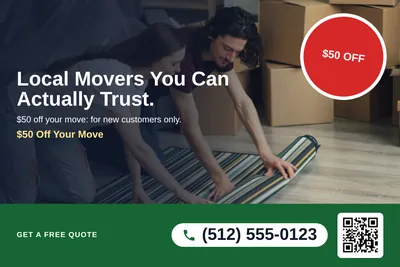 Local Offer · Photo Overlay: Local Movers You Can Actually Trust.