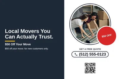 Local Offer · Split Panel: Local Movers You Can Actually Trust.