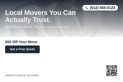 Modern Gradient · Top-Down Fade: Local Movers You Can Actually Trust.