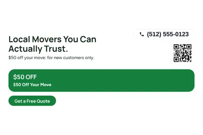 Modern · Offer Menu: Local Movers You Can Actually Trust.