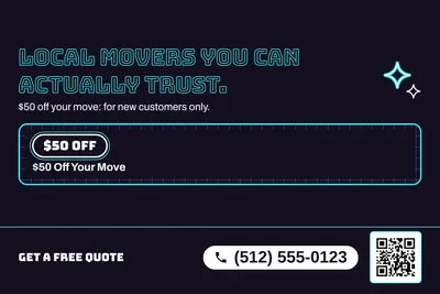 Neon night · Checklist: Local Movers You Can Actually Trust.