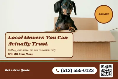 Retro 70s · Photo Hero: Local Movers You Can Actually Trust.